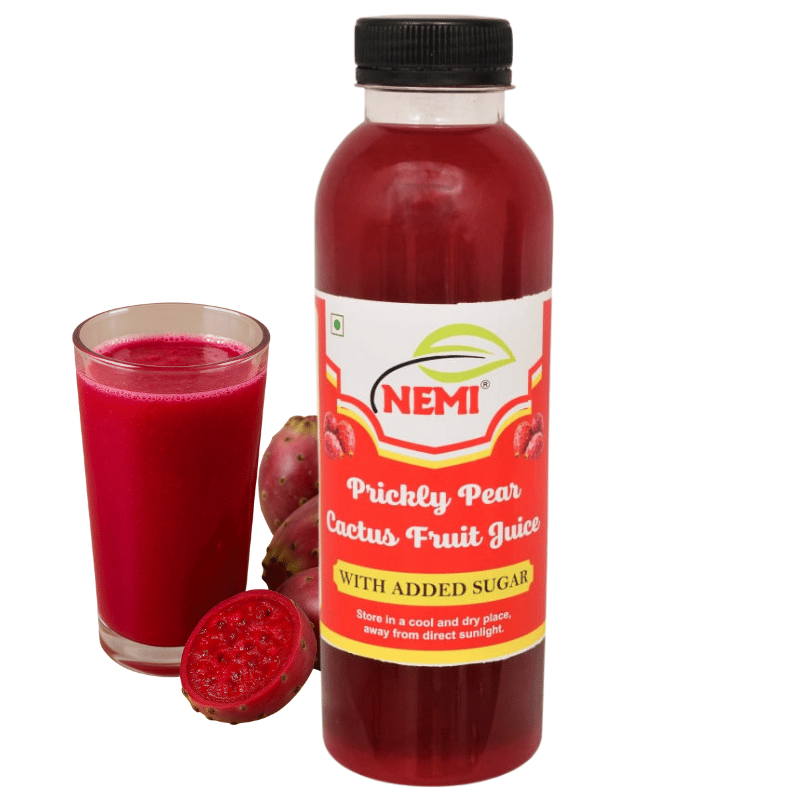 Prickly Pear Cactus Fruit Juice (Added Sugar )