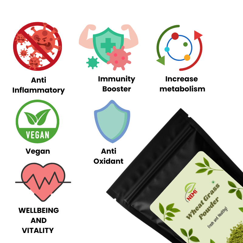 Nemi Wheat Grass Powder( 100 gm )