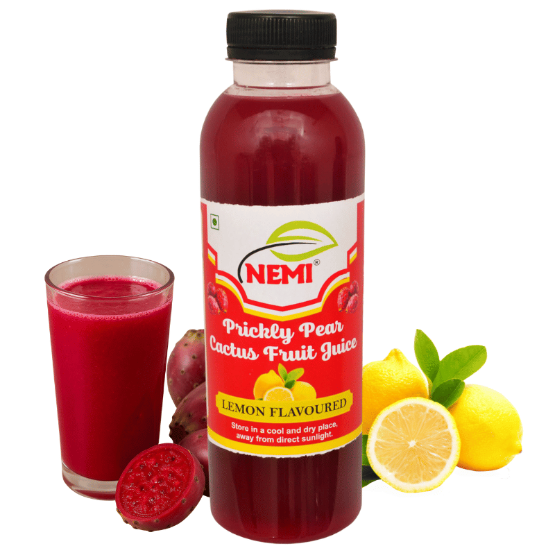 Prickly Pear Cactus Fruit Juice   ( Lemon Flavoured)
